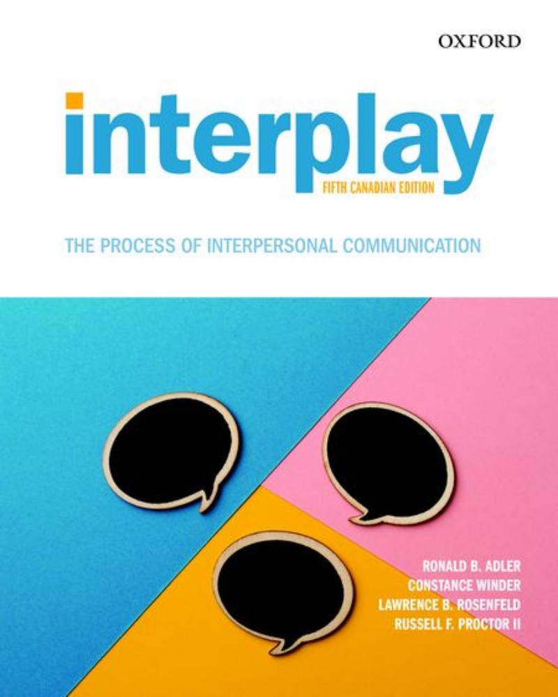 9780199033478 Interplay The Process Of Interpersonal Communication TO THE BOOKSTORE